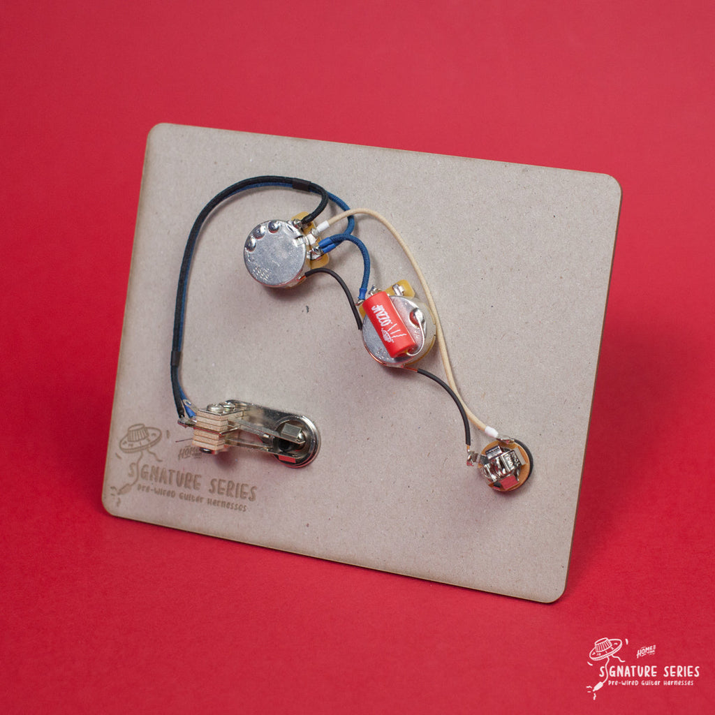 Pre-Wired Guitar wiring harness | Thurston Moore Jazzmaster Lead Circuit kit | Right Handed