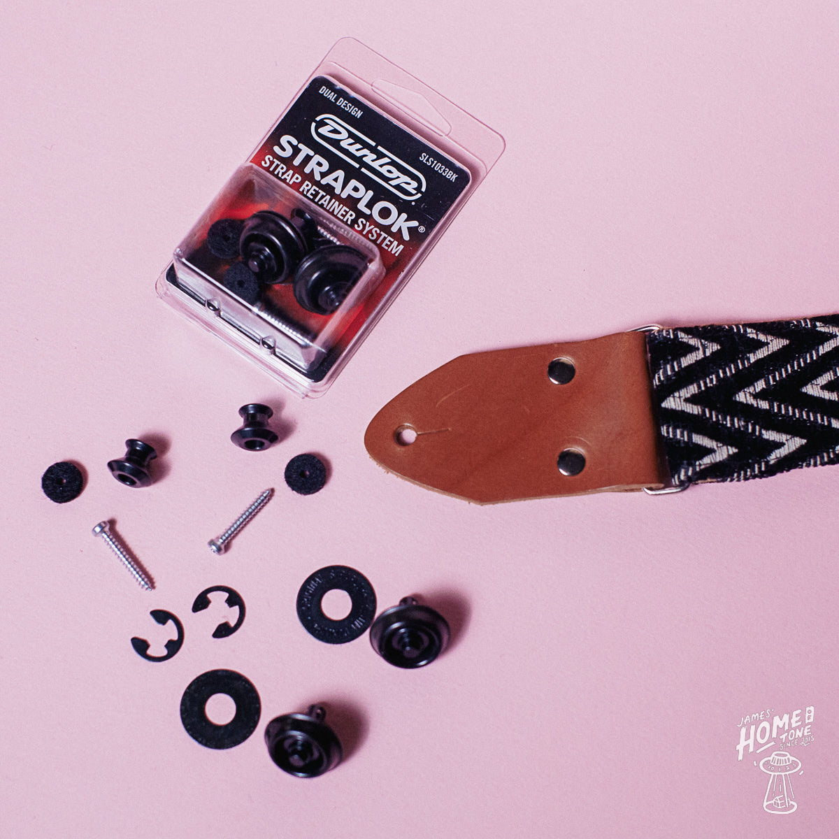 Dunlop - STRAPLOK® Strap lock retainers Dual Design - Black – Home of ...