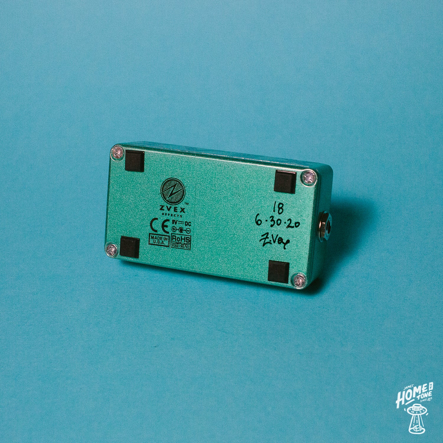 Zvex Hand Painted Fuzz Factory 7 Seafoam Green