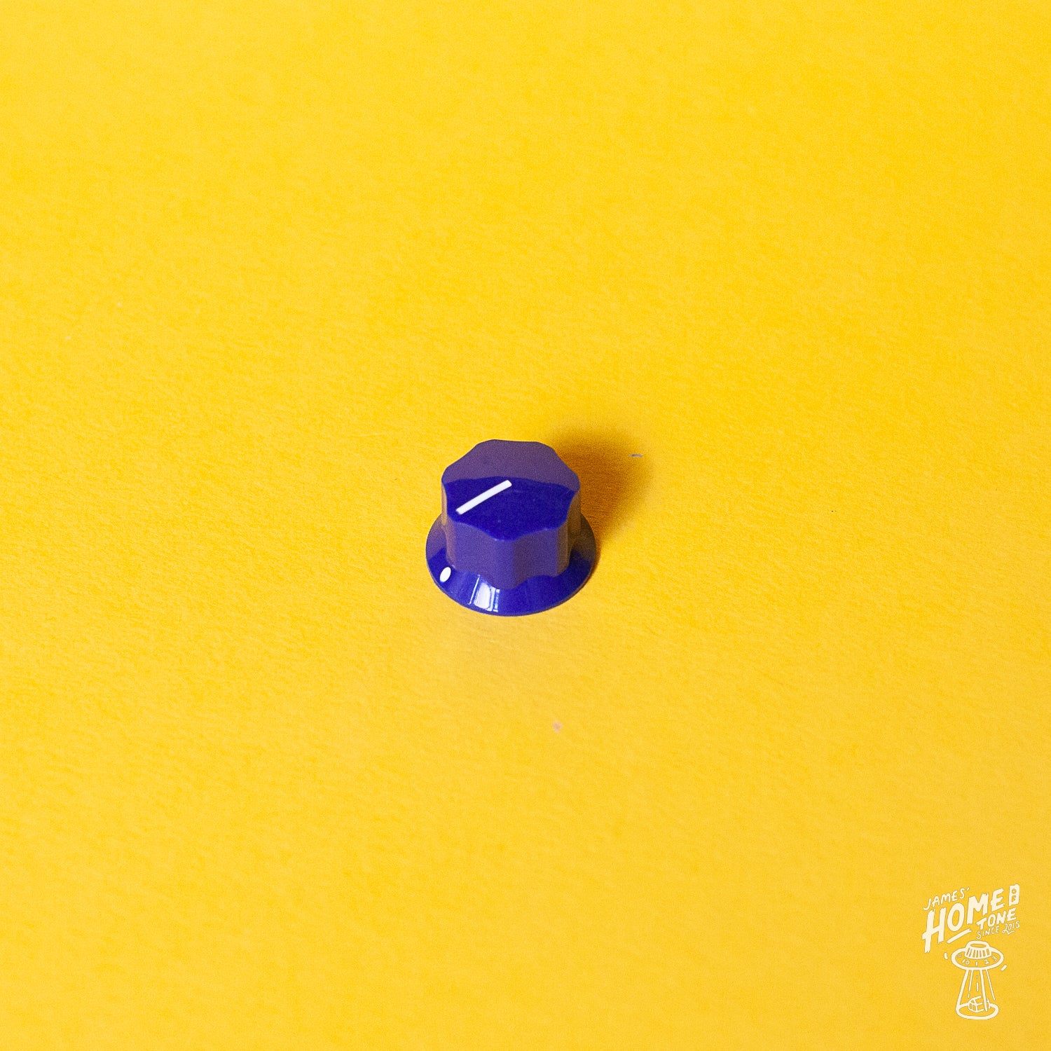 MXR style control knob in dark blue