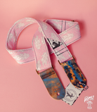 Mother Mary Company guitar strap The Pink Leaf 1