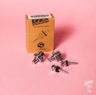 Schaller S-Lock strap lock set in chrome