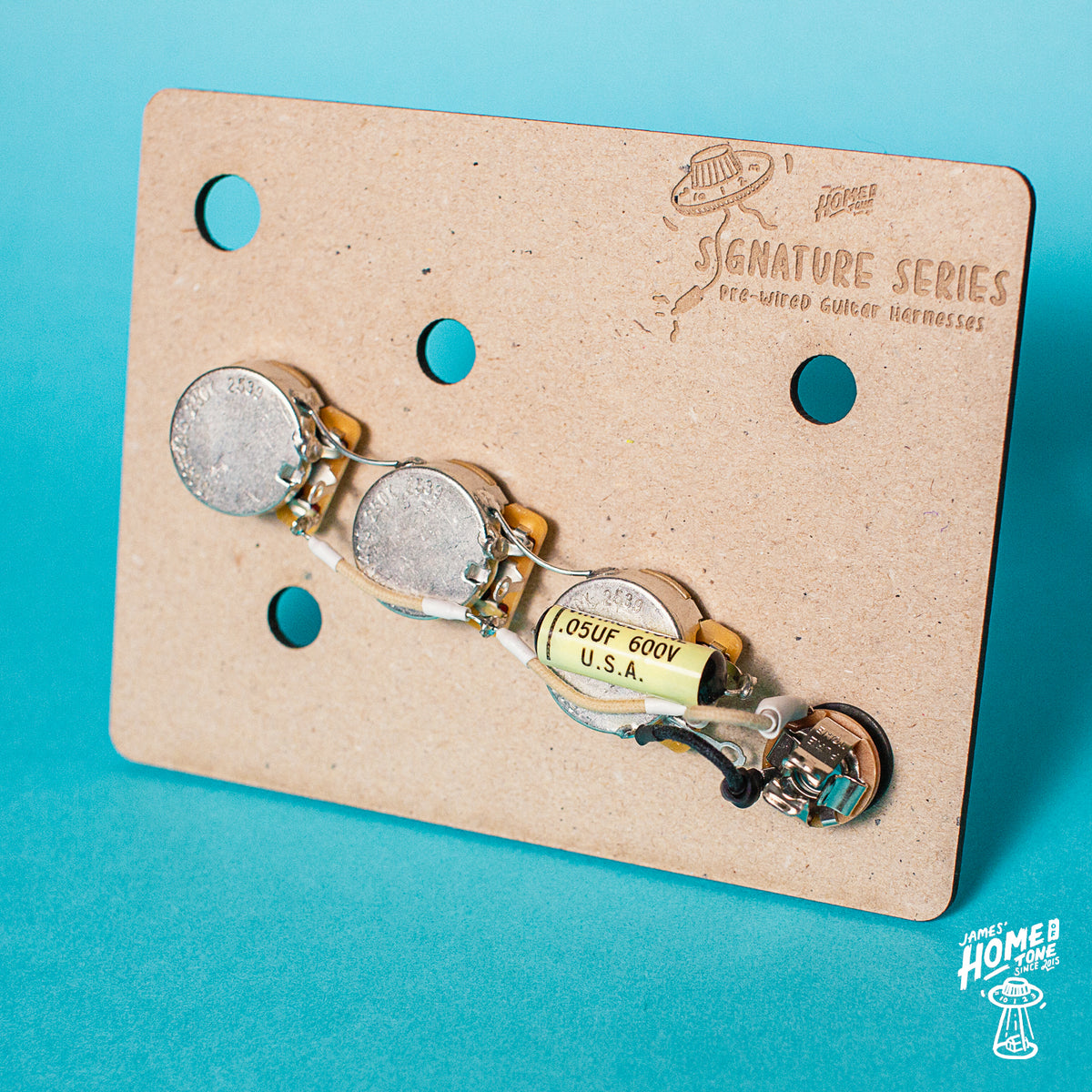 Home of Tone Signature Series Jazz Bass wiring harness loom kit