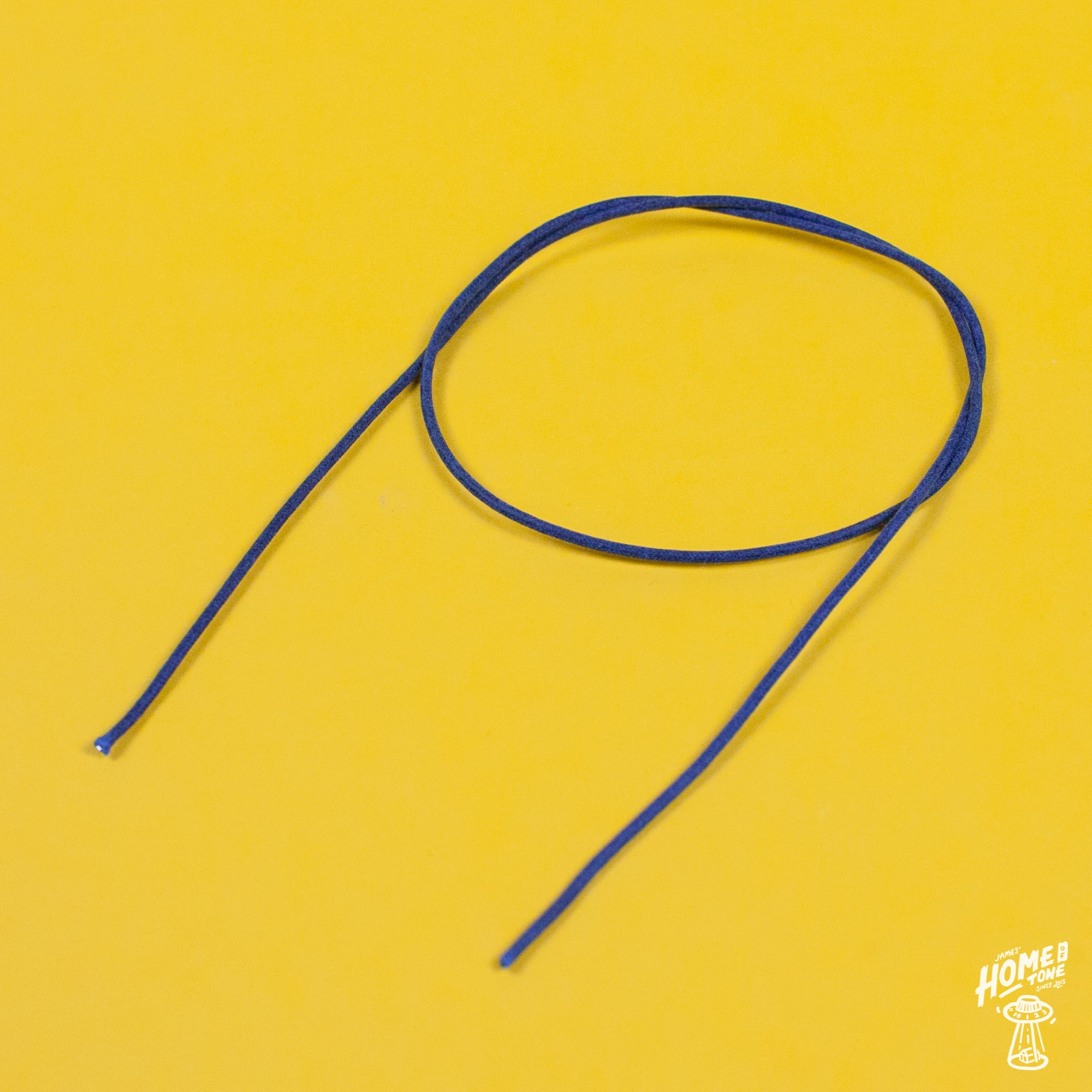 A reel of Gavitt USA 22awg cloth covered wire in blue