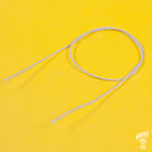 A reel of Gavitt USA 22awg cloth covered wire in off white