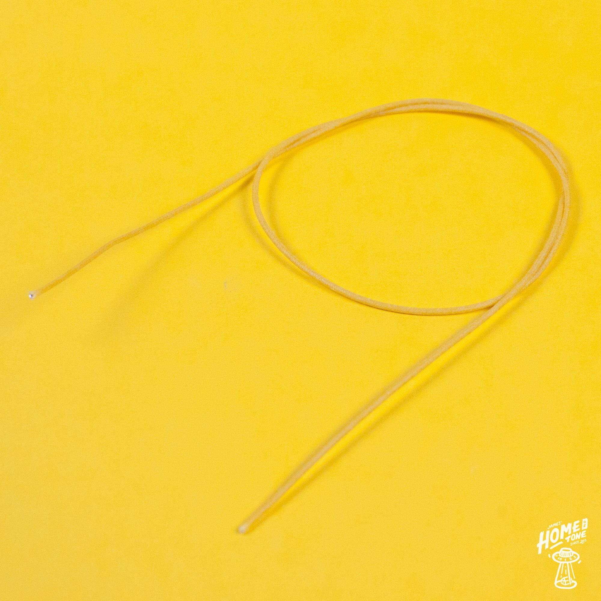 A reel of Gavitt USA 22awg cloth covered wire in yellow