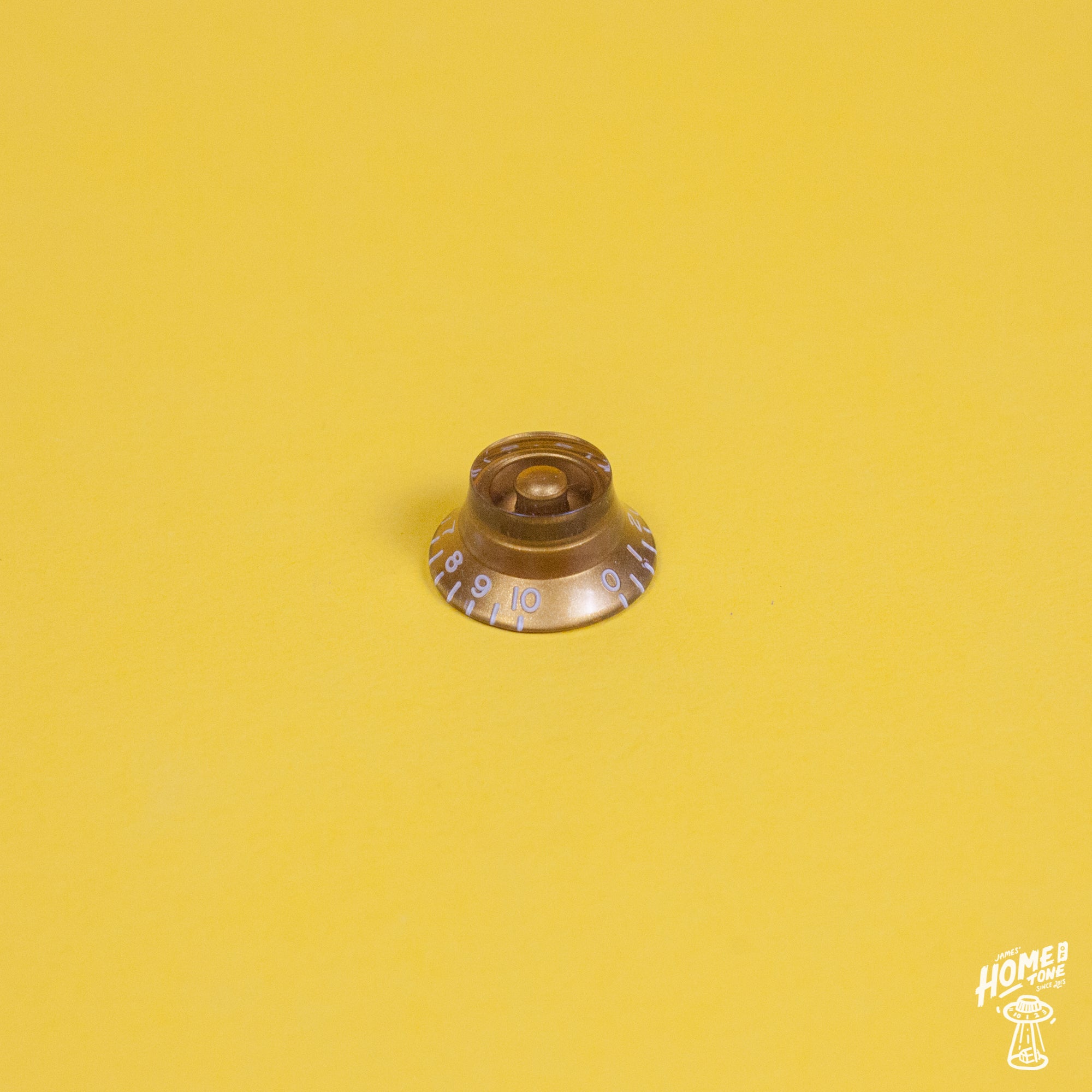 Gibson bell style control knobs in gold