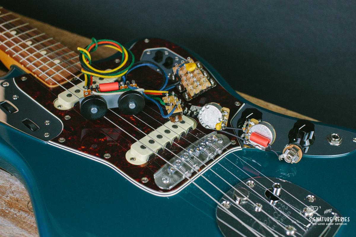 Pre Wired Guitar wiring harness Jaguar kit Right Handed James Home of Tone