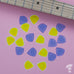 Gravity guitar picks - Acrylic series - Sunrise shape
