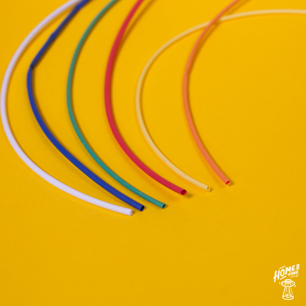 Various Colours 2:1 2.4mm ratio heat shrink tubing