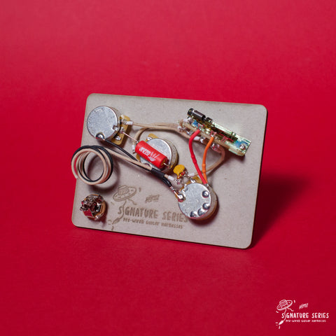 Pre-Wired Guitar wiring harness | HSS Stratocaster kit | Right Handed