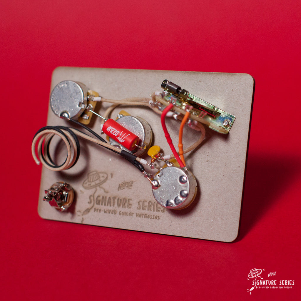 Pre-Wired Guitar wiring harness, HSS Stratocaster kit