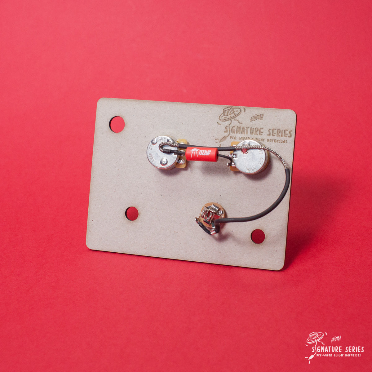 Pre Wired Guitar wiring harness 50s Les Paul Junior kit Right