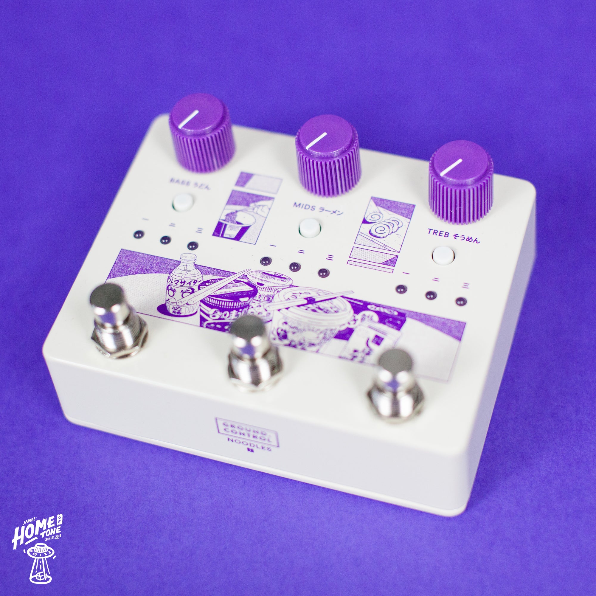Ground Control Audio - NOODLES- 3-band active EQ/boost pedal