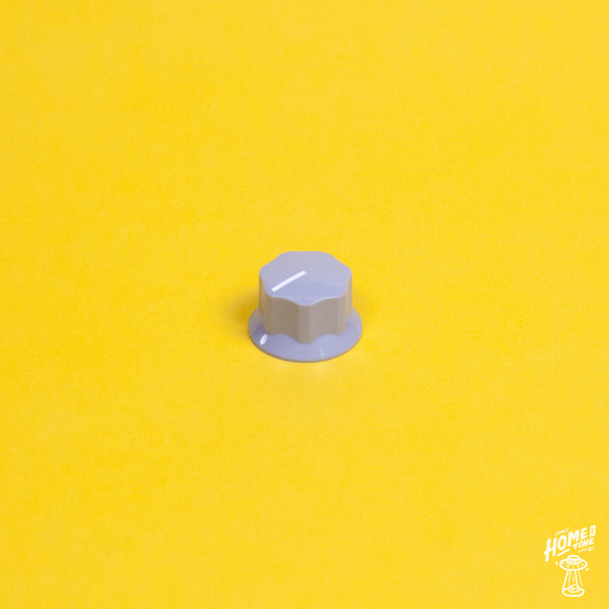 MXR style control knob in light grey